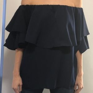 MLM Label Off the shoulder Shirt